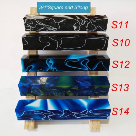 Acrylic Pen Blanks 3/4 inch x 5inch - S12