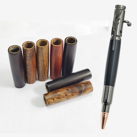 Hardwood Pre-Tubed & Pre-Turned Pen Barrels (5 Pack) For PKBA-1 Pen Kits - W1