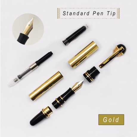 PKFT-1 Churchill Fountain Pen Kits - Gold