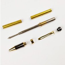PKM-3 Twist Ballpoint Pen Kit - Gold