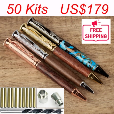 50 PKM-4 Pen Kits US$139 Free Shipping