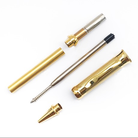 PKM-4 Twist Ballpoint Pen Kit - Gold
