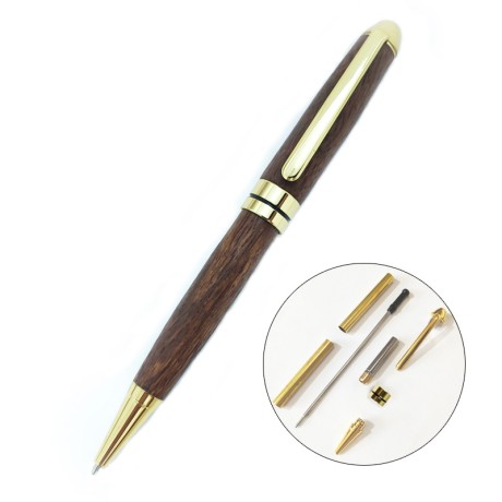 PKM-6 Twist Ballpoint Pen Kit  - Gold