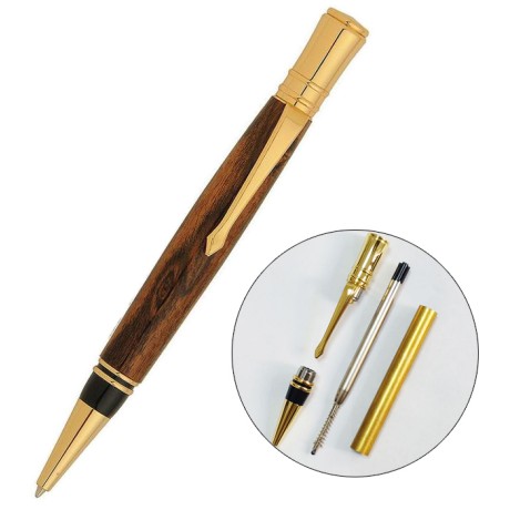 PKM-8 Twist Ballpoint Pen Kit - Gold