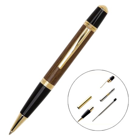 PKM-9 Twist Ballpoint Sierra Pen Kit - Gold
