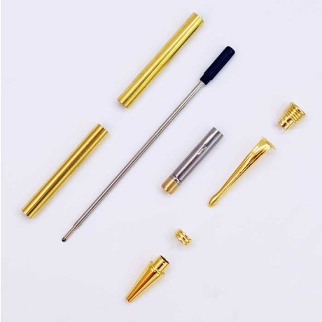 PKSL-6 Series Slimline &Streamline Twist Pen Kit - Slimline pen kits/Gold 