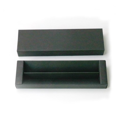 PBPA-6 Rigid Paper Double Holders Pen Box - Black
