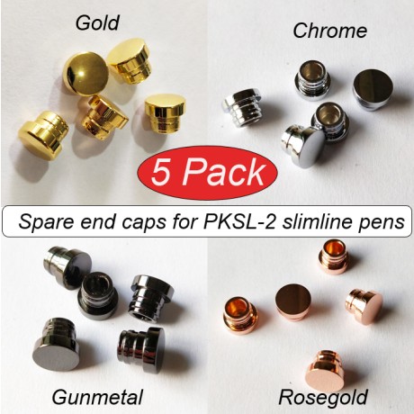 CPSL-2 5 Pack Pen Caps Replacement for Slimline Pen Kits