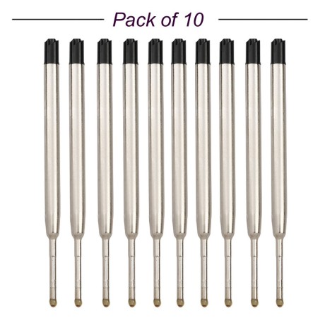  Pack of 10 Ink Refills - RF-2/Black