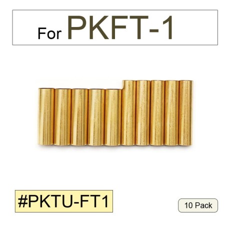 Messing-Schreibrohre Ersatzteile für PKFT-1 Drehstift-Set (10er Packung)【PKTU-FT1】