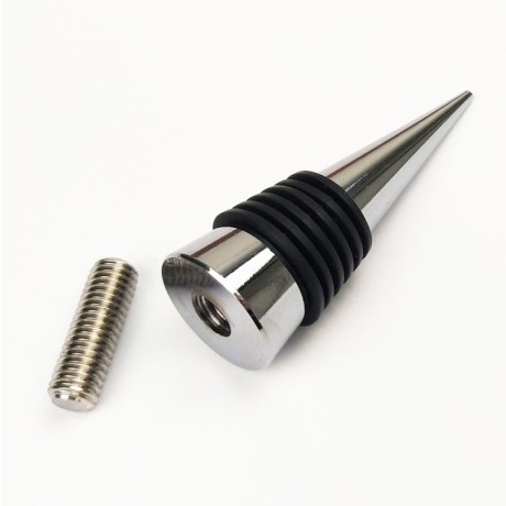Classic Bottle Stopper Wood Turning Project Kits in Chrome