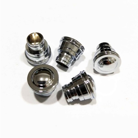 5 Pack Pen Caps Replacement for Strongink Slimline Pen Kits - CPSL-1/Chrome