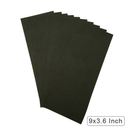 10 Pack 9&quot;x3.6&quot;Wet&amp;Dry Silicon Carbide Waterproof Abrasive Sandpaper - 180