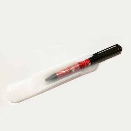 PCHP-1 Frosted Plastik-Klarsicht-Federmäppchen (10er Pack)