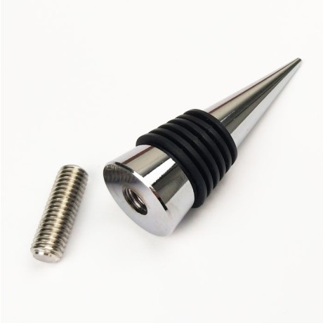 M8x1.25 Classic Bottle Stopper wood turning projet kits in Chrome(Regular)