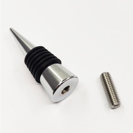 M8x1.25 Classic Bottle Stopper wood turning projet kits in Chrome (Premium)
