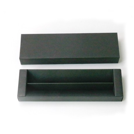 PBPA-6 Rigid Paper Double Holders Pen Box - Black