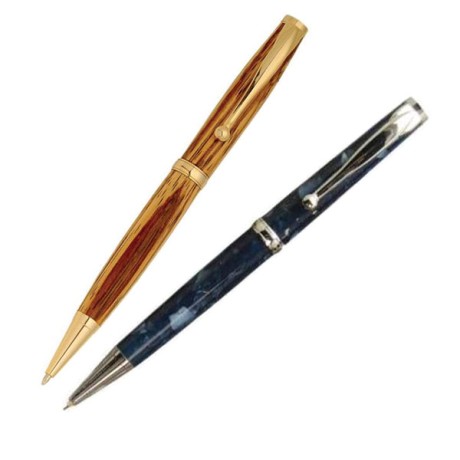 PKCS-4 Series Slimline &amp; Streamline Twist Pen Kit - Gold