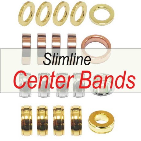 5 Pack Centre Band Replacement for Slimline Pen Kits - BDSL-1/Chrome