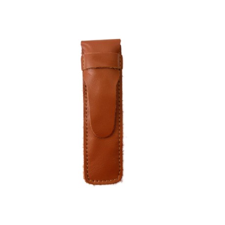 PCHLE-6 Vintage Genuine Leather Portable Square Pen Case