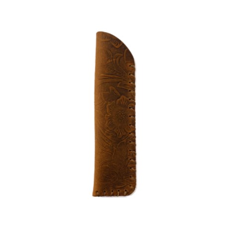 PCHLE-7 Vintage Handmade Cowhide Genuine Leather Pattern Pen Case
