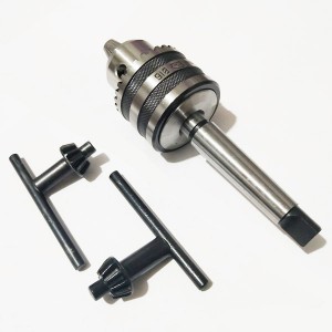 Drill Chuck 2MT/1MT for Lathes and Drill Presses With Two Keys