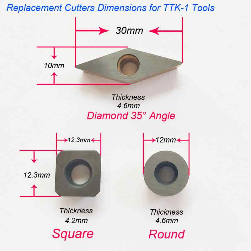 Replacement Dimond Cutter For TTK-1 Turning tool Kit