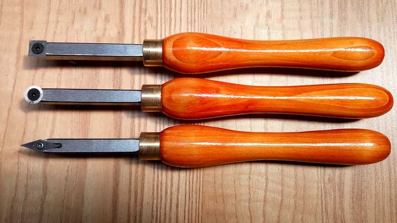 TTK-3-S Short-length Type Replaceable Heat Treated Woodturning Tool Kits