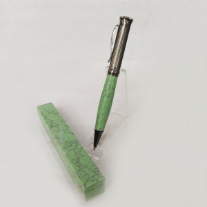 PBT-33 Turquoise Stone 3/4"x3/4"x5" Pen Blank
