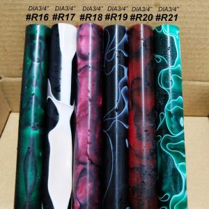 3/4“x5”Round End Acrylic Pen Blanks