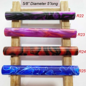 5/8“x5”Round End Acrylic Pen Blanks