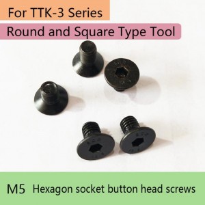 (Pack of 5) Screws Replacement For turning tool kit TTK-3 Square and Round