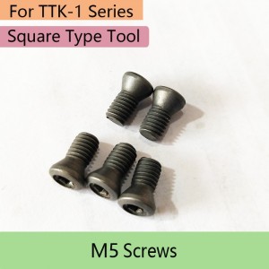 Pack of 5 Screws Replacement For turning tool kit TTK-1 Square