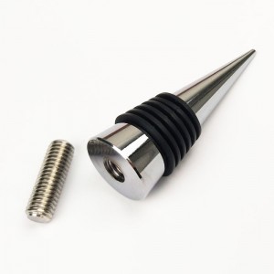 M8x1.25 Classic Bottle Stopper wood turning projet kits in Chrome(Regular)