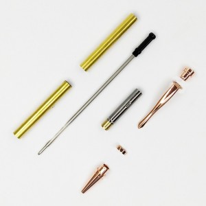 PKSL-3 Slimline RosegoldTwist Pen Kit