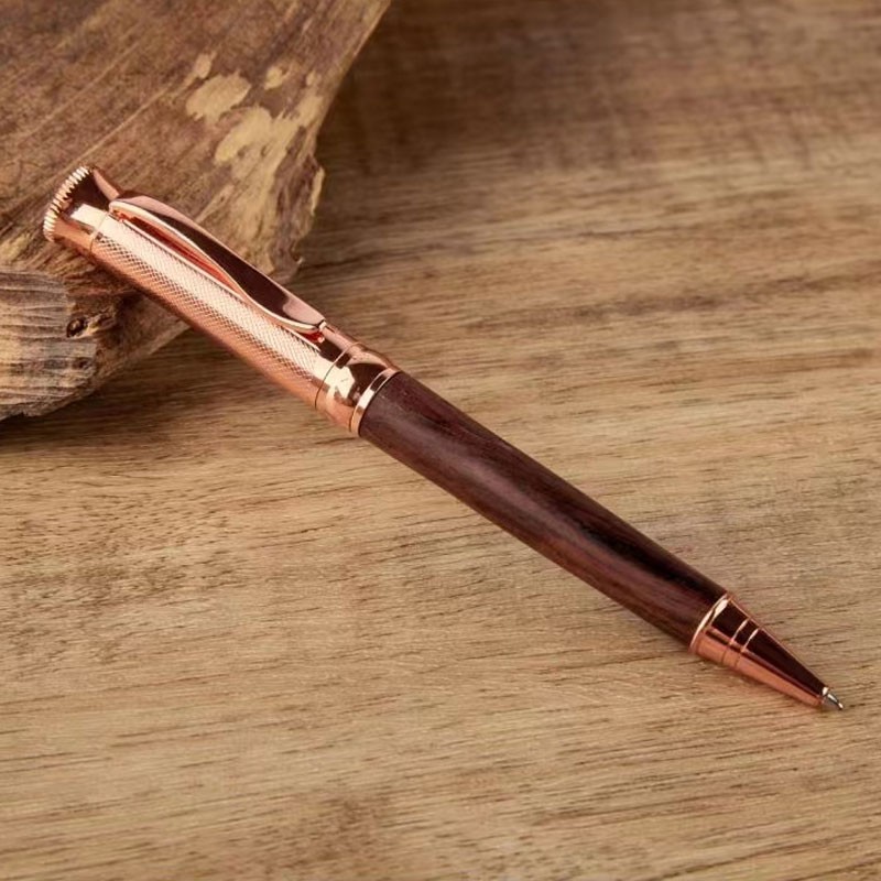 PKM-4 Gunmetal Rosegold Ballpoint Twist Pen Kits