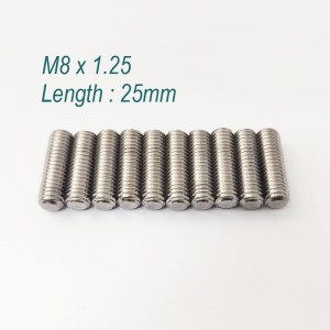304 Stainless Steel Replacement thread stud (Pack of 10)  for bottle stoppers