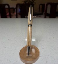 Easy Euro done up in maple. Easy to turn and assemble. This one has a CA coating that is highly poli ...