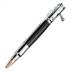 Bolt Action Pen Kits - Chrome Finish