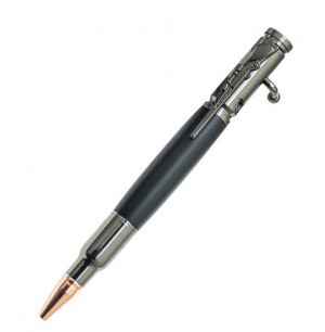 Bolt Action Pen Kits - Gunmetal Finish