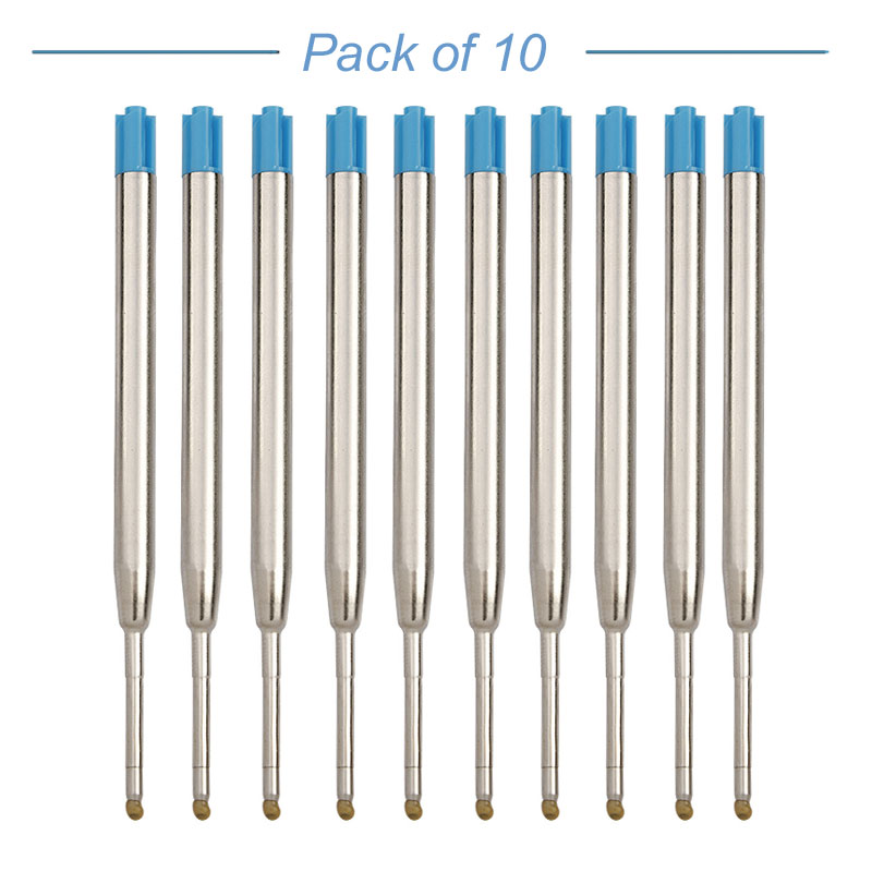 RF-2-BLK Parker Type Pen Refills Replacement in Blue Pack of 10