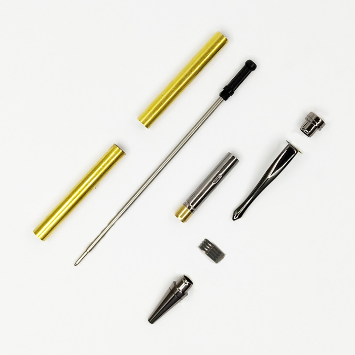 PKST-3 Streamline Gun Metal Twist Pen Kit