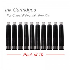 Ink cartridges Pack of 10 for Fountain Pen Kits