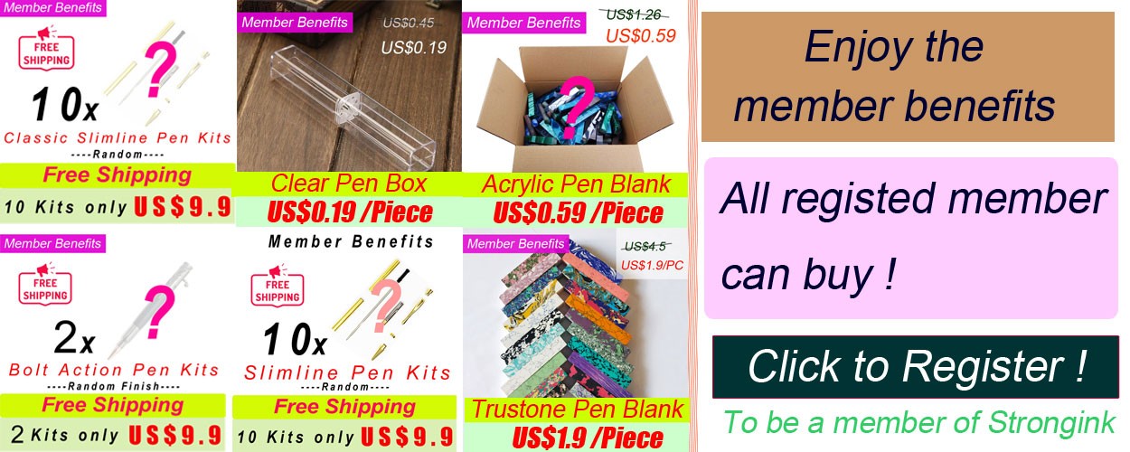 Promotion 50 PKM-4 Pen Kits Promotion US$149 FreeShipping - Strongink Pen  Kits