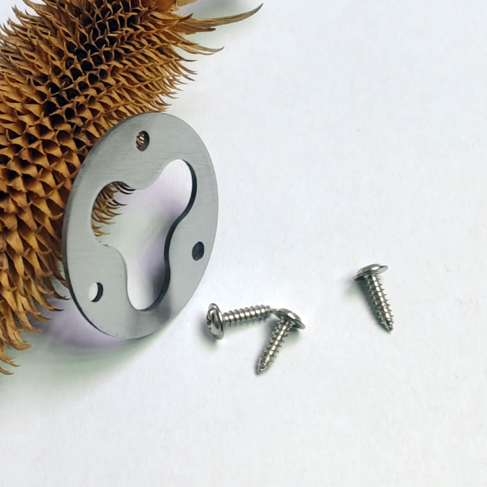 Stainless Steel Disc Bottle Opener Kit