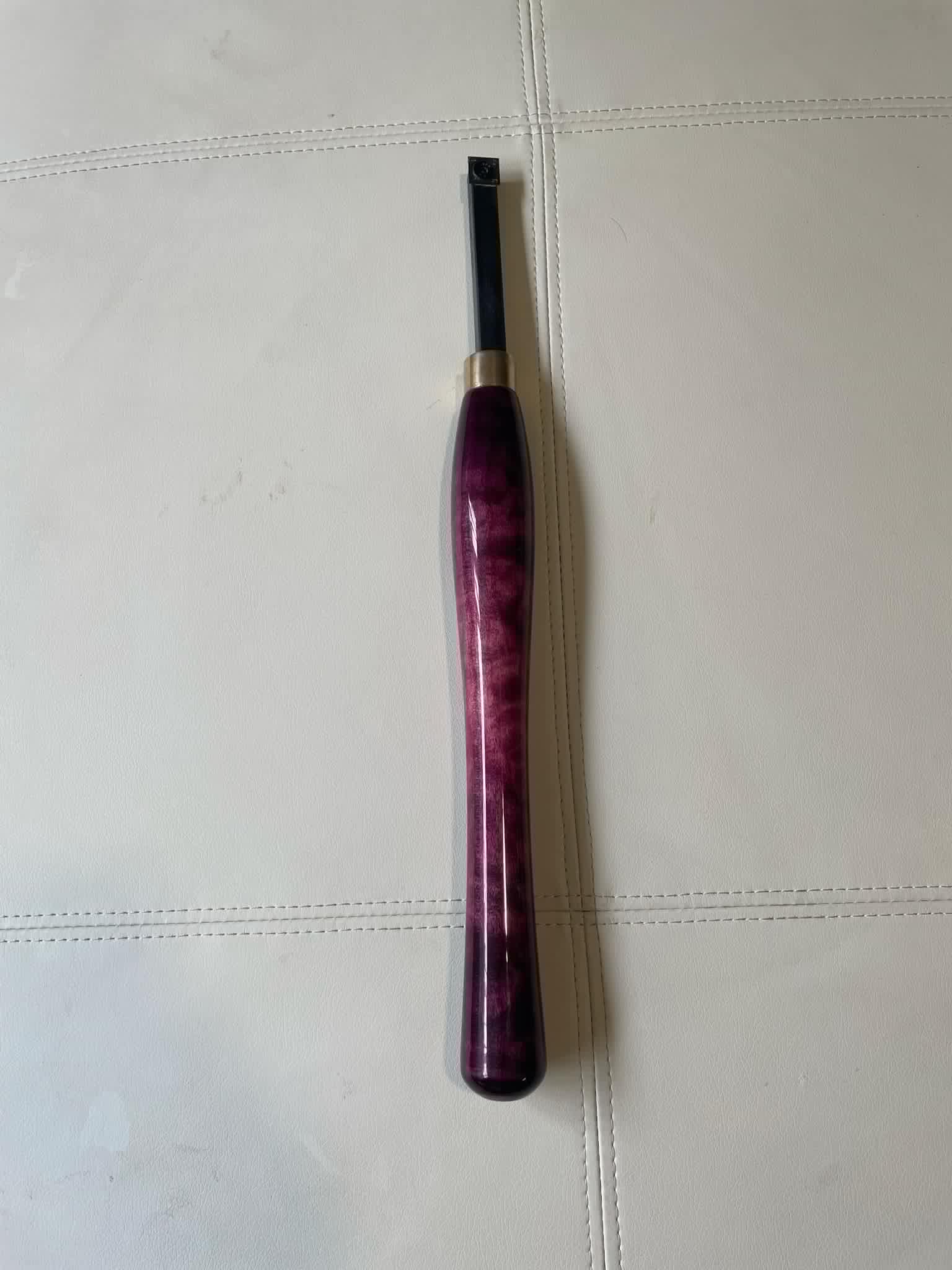 Thank you for offering this turning tool. I made a nice handle for turning pens with elegance. Thank you!