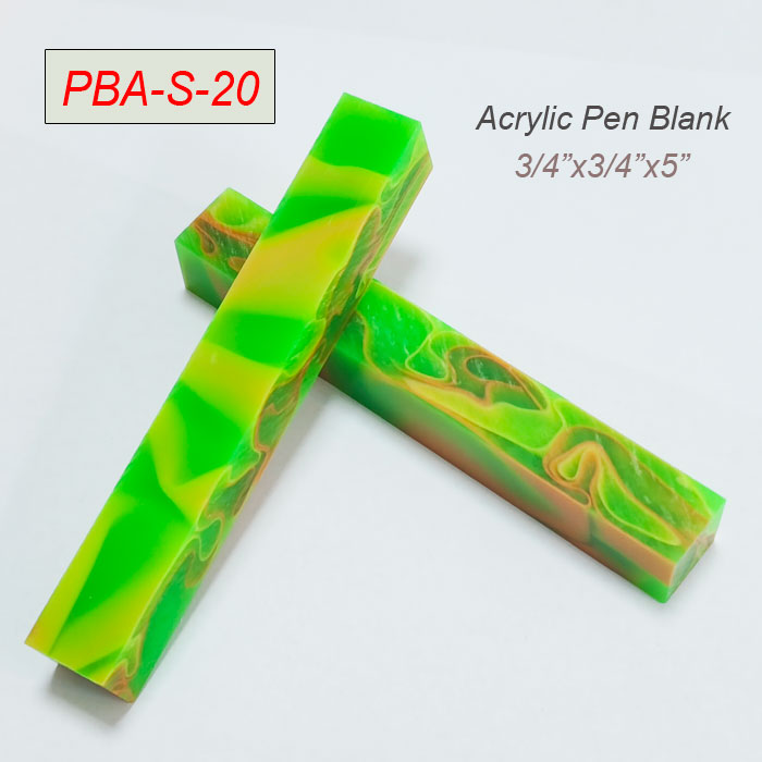 Acrylic Pen Blanks 3/4“x3/4”x5“