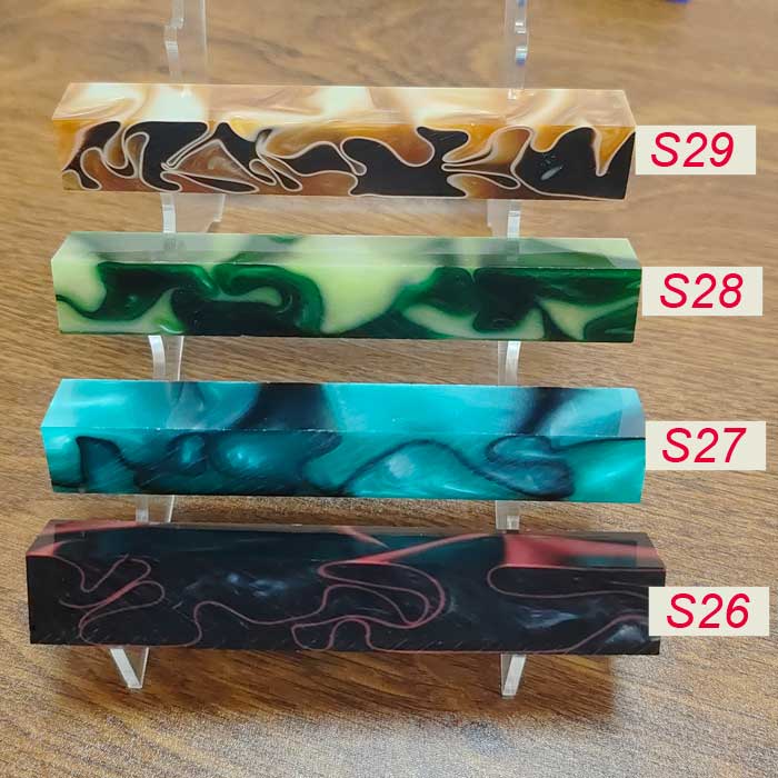 Acrylic Pen Blanks 3/4“x3/4”x5“