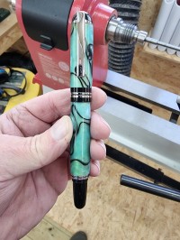 Love these pen kits.  This one was made using one of the Strongink blanks.