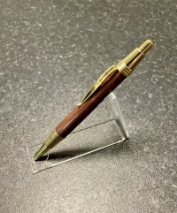 Gold plate with Cocobolo